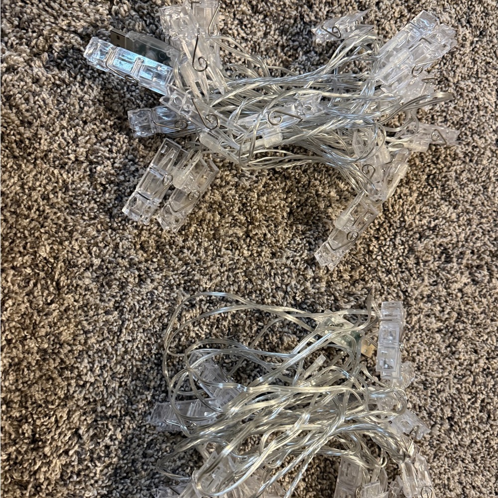 Clear Clip String Lights - Picture 2 of 2